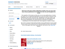 Tablet Screenshot of dancebooks.co.uk